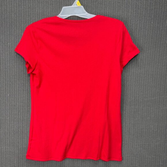 No Boundaries Womens Junior Size XL (15-17) Red Short Sleeve T-Shirt - Picture 4 of 7